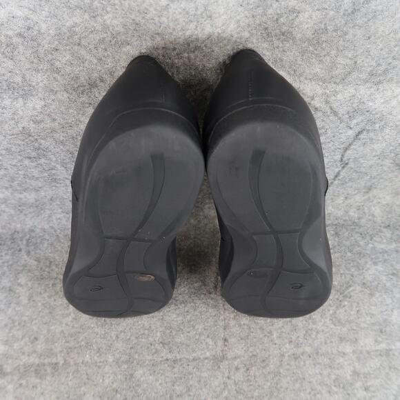 Easy Spirit Shoes Womens 8 Loafers Slip On Leather Black Comfort Walking Classic - Picture 11 of 13